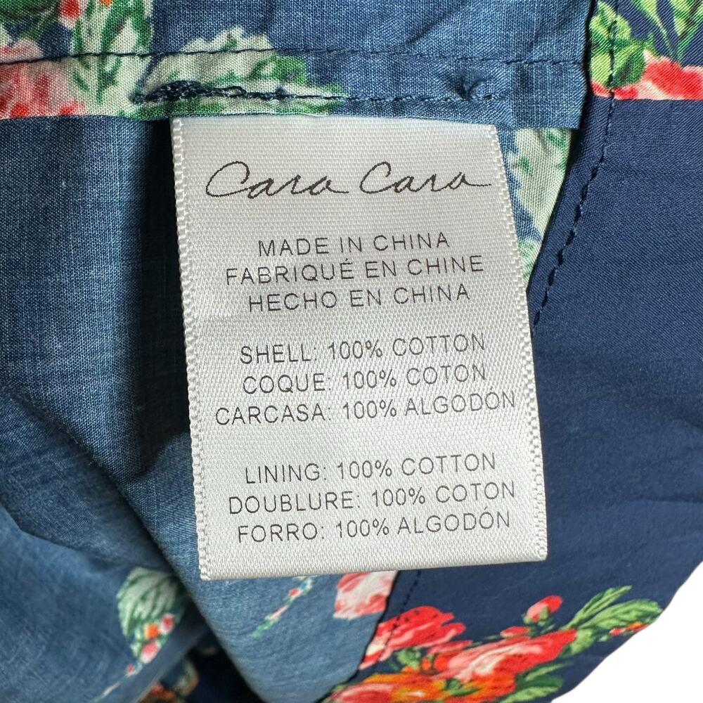 CARA CARA Montreal Maxi Gemma Scarf Blue Floral Strapless Gown Women's‎ Size 2 - Picture 8 of 13
